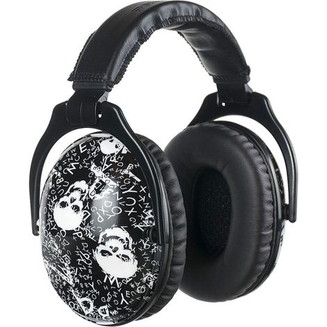Cache-oreilles pour enfant, protection auditive réglable, pour concert, avec SNR 28 dB, motif de crâne (1/5)
