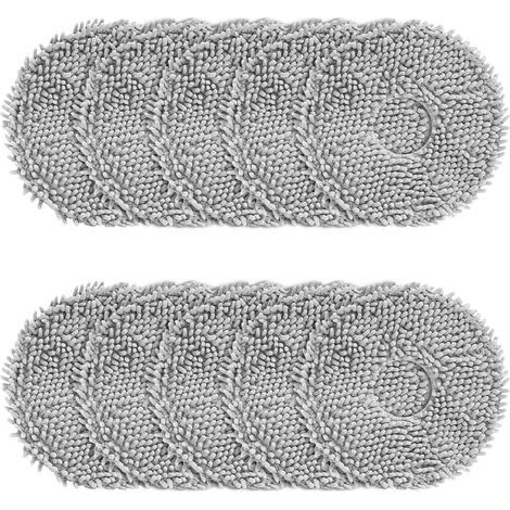 Geeignet für 10 Reinigungstücher für Dreame L10s Ultra/L20 Ultra/L10s Pro Ultra Heat/L10s Pro Gen 2/D10 Plus Gen 2/L40 Ultra/X40 Ultra Complete/Xiaomi X20+/Ecovacs Deebot T30 Pro Omni/T30S Pro