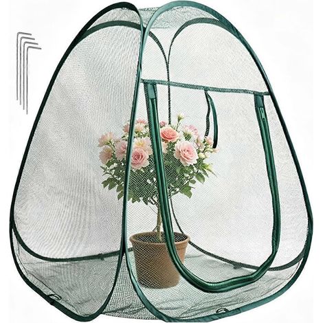 Protection pour fraisiers, filet d'ombrage pliable et respirant 71 x 71 x 81 cm Filet de jardin (1/5)
