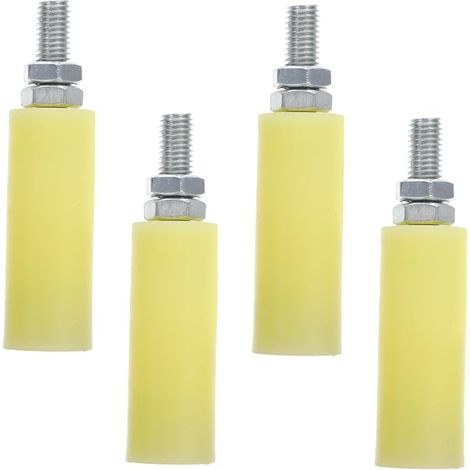 4 Pièces Roulettes Coulissantes En Nylon Pour Portail Électrique Roue De Guidage Durable Et Silencieuse Pour Porte Coulissante Bloc De Poulie Facile À Installer (1/5)