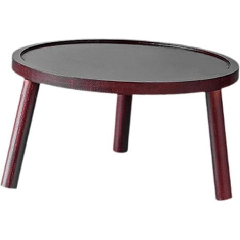 Support en bois pour plantes, pot de fleurs, étagère d'angle extérieure, support pour pots de fleurs en bois pour jardin, hôtel, balcon ou terrasse.-Red