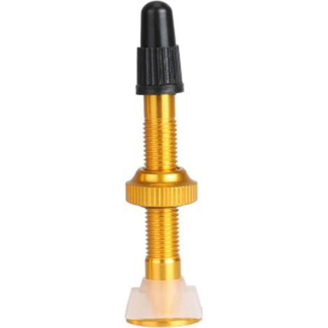 Soupape 1 PCS 52mm Valve à Tube à Tubes de vélo for la vanne de vélo de Route Vélo de Haute qualité Alliage d'aluminium Vélo Tine TANBLES TANBLES DE FV (Color : Gold) (1/5)