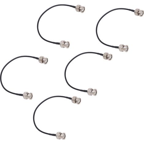 Câble coaxial d'alimentation TFL-RG58-18 50 Ω, connecteurs BNC mâle-mâle (lot de 5), connecteurs BNC-JJ Q9 (1/5)