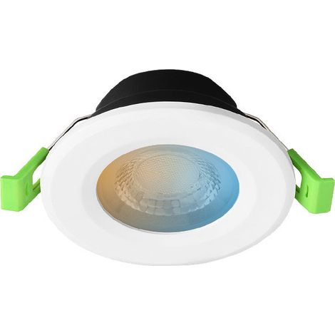 Spot encastrable LED dimmable 4-6W – Température de couleur réglable 2700K-5000K – IP65 – Ø86mm – Aluminium et PC – Miidex Lighting (1/5)
