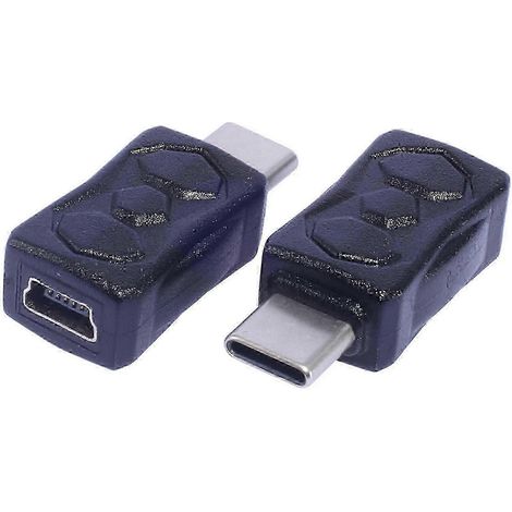 Adaptateur universel Mini USB femelle vers USB-C mâle 2025 pour tablettes et téléphones - Bon (1/5)
