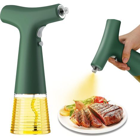 Spray per olio da cucina, flacone spray elettrico, spruzzatore per olio d'oliva per cucinare insalate, annaffiatoio elettrico da 240 ml (1/5)