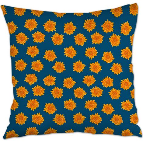 Housse de coussin carréefacile d'entretien pour canapé, lit, salon, chambre (1/5)