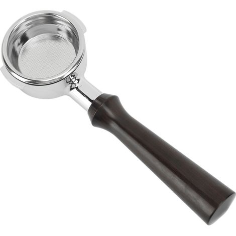 Blanker 58-mm-Filterhalter aus Aluminiumlegierung für die Expobar F Kaffeemaschine, bodenloser einlagiger Filter. (1/5)