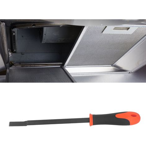 Grattoir à long manche de taille moyenne, grattoir cylindrique, dissolvant d'adhésif, dissolvant de coulis, grattoir, dissolvant d'huile pour joint de hotte de cuisine, petit grattoir. (1/5)