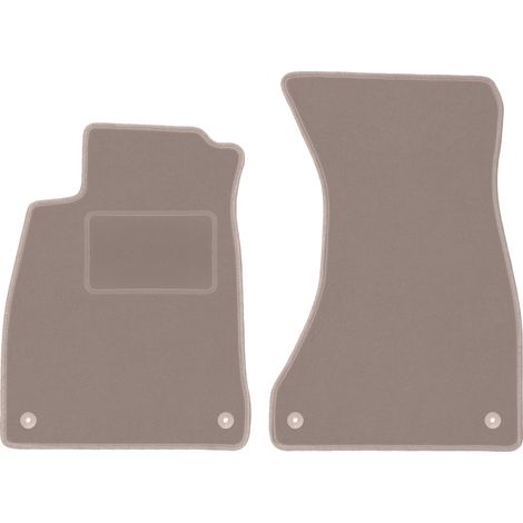Alfombrillas delanteras beige para Audi A4 B9 sportback, sedán, station wagon, avant, allroad (2015-) (1/5)