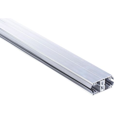 Alu-Verbindungsprofil 5000 mm 3-tlg Dichtungen+Distanzleiste