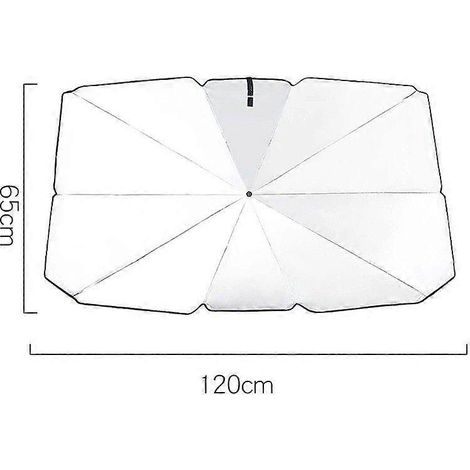 Parasol intérieur automobile, housse de pare-brise, protection UV, pare-soleil, protection intérieure du pare-brise, accessoires auto, petit (1/5)