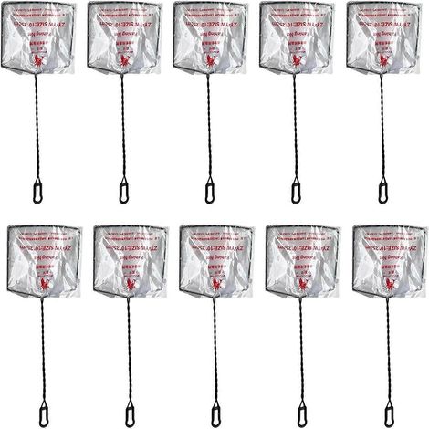 Lot de 10 épuisettes d'entretien pour aquarium, pour attraper les poissons et nettoyer les déchets épuisettes de pêche haute efficacité adaptées au nettoyage des aquariums 25 cm. (1/5)