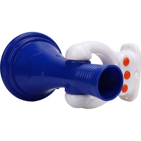 Mégaphone jouet pour enfants, fonctionnant à piles, avec changeur de voix, jouet portable, cadeau d'anniversaire ou de Noël, bleu (1/5)