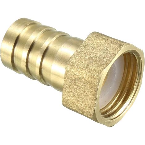 Raccord Cannelé Tuyau en Laiton Adaptateur 16mm Barbelé (1/4)