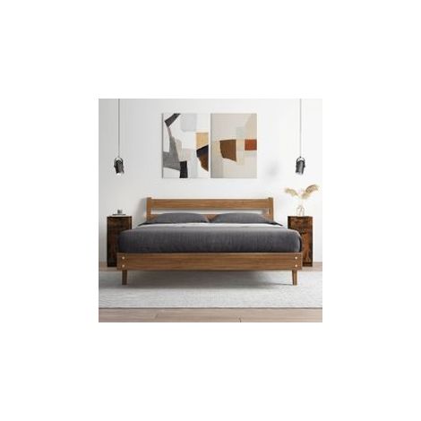 Buffet Chêne fumé 30x30x70 Bois d'ingénierie (1/5)