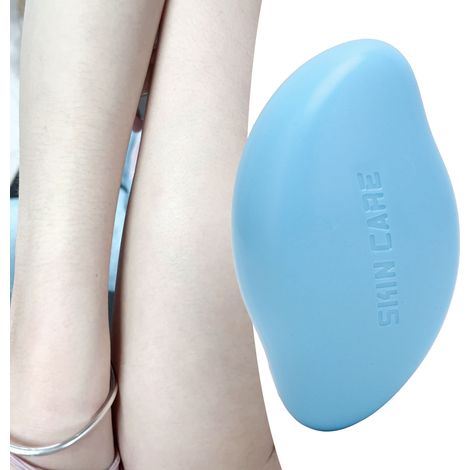 Tragbarer und schmerzfreier manueller Epilierer für Frauen – Material: ABS und Nanoglas, blaues Modell