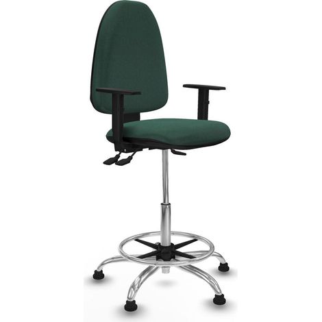 Piqueras y Crespo Silla de Oficina Verde Ajustable