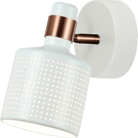 Italux Restenza - Moderne Wandleuchte Weiß 1 Licht, E27 (1/2)
