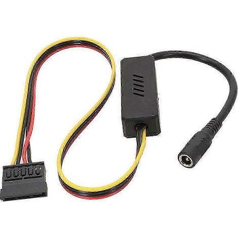 Câble d'alimentation DC 5525 vers disque dur SATA, câble d'alimentation DC 12V vers disque dur SATA avec convertisseur abaisseur de tension (1/5)