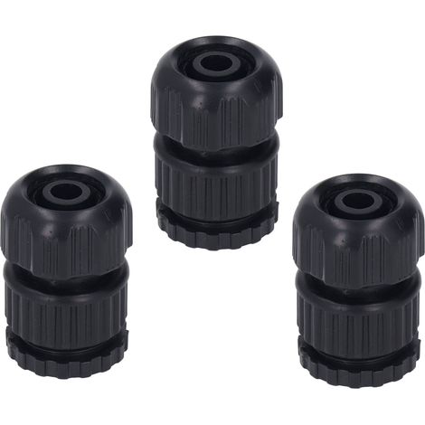 3 pièces Raccord Robinet Laiton PP Acier Inox Accessoires Tuyau Arrosage Jardin Lavage Auto Filetage G1/2 G3/4 Trou Intérieur 11-13mm