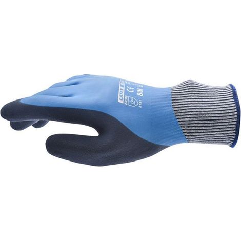 Gants de travail Wonder Grip Thermo Plus résistants au froid, double couche de latex, protection optimale pour le jardinage, la pêche et le travail. (1/5)