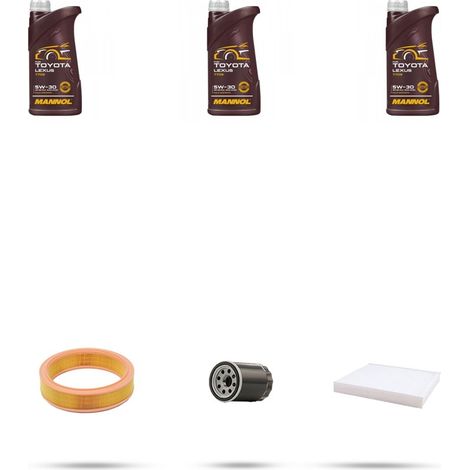 Kit tagliando 3 FILTRI e 3L OLIO compatibile con Fiat Punto II 1.2 Natural Power 44kw dal 2003 (1/5)
