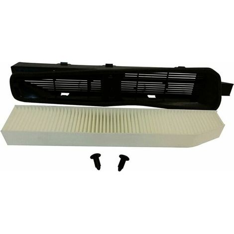 Innenraumluftfilter und Gehäuse-Kit, passend für Jeep Grand Cherokee 82208300 1999–2010, Schwarz/Weiß (1/5)