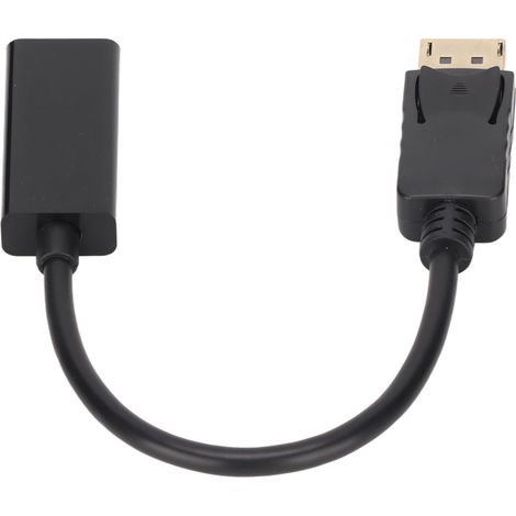 Adaptateur DisplayPort vers HDMI Doré Mâle/Femelle pour Téléviseur, Moniteur, Projecteur - Câble Convertisseur 1080P (1/5)