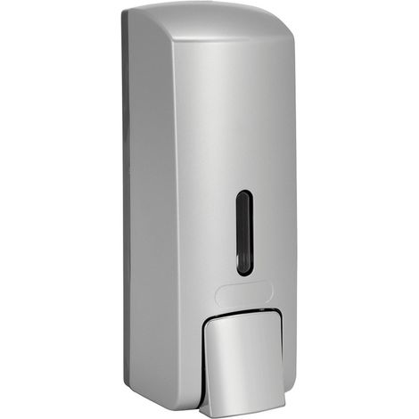 Distributeur de savon liquide 300 ml en plastique, gris mat (121209145) (1/2)