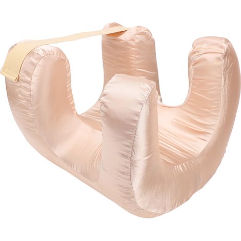 Oreiller à rebond lent, doux et confortable, pour un soutien optimal de la nuque et du visage, idéal pour la maison, les voyages et le sommeil. Doré. (1/5)