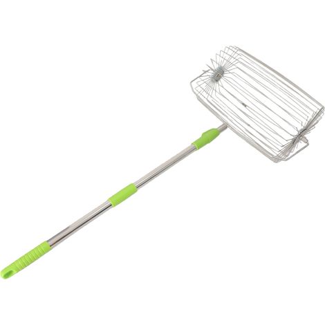 Rouleau ramasse-balles de tennis, cueille-fruits à roulement rapide, outil de jardin multifonction en acier inoxydable, taille L (1/5)