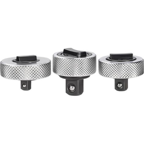 Mini Clé à Cliquet Réversible, 3 Pièces 1/4'' 3/8'' 1/2'' Ratchet Wrench, Paume Cliquet pour les Espaces Restreints-DOU (1/4)
