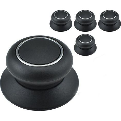 Bouton de couvercle de casserole - 5 pièces - Boutons de couvercle - Bouton Batterie de cuisine de Cuisine - Pour remplacer les couvercles de casseroles et de poêles - Bouton de couvercle pour couverc (1/5)