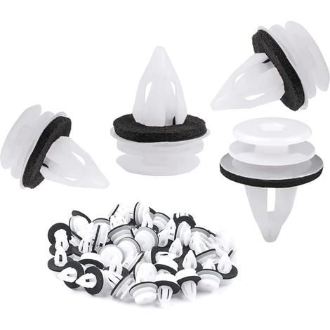 Rivet Clips Plastique,clips de fixation avec anneau d'étanchéité,Retenue Vehicle Clips Rivets en Plastique, Clip de Fixation de Pare Chocs de Porte de Coffre Intérieur ou Panneau (1/5)