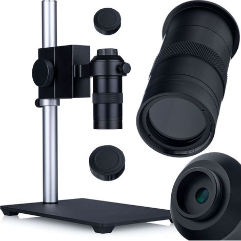 Microscopio Digital ODM-100X Planets PRO – Aumento 100x  Ocular C-Mount  Ideal Para Electrónica (1/5)