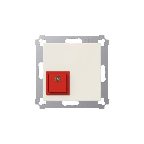 Jung Bouton d'appel, thermoplastique, série AS, blanc NRS AS 0834 RT