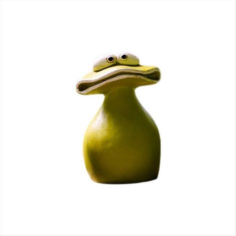 Pot de fleurs grenouille bouche ouverte, artisanat en résine, déco maison et jardin, ornement animal (1/5)