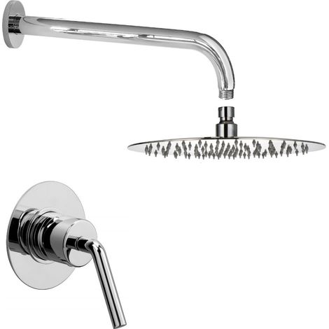 Rubinetteria per cabina doccia completa di miscelatore e soffione Piralla Garda KITGARDA9CR