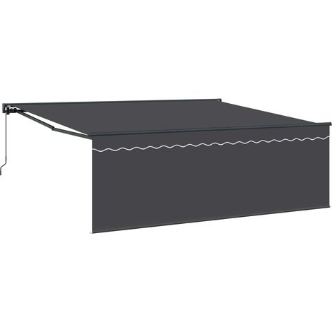 Maison Exclusive - Cadre d'auvent Jaune et blanc 350 x 250 cm (1/5)