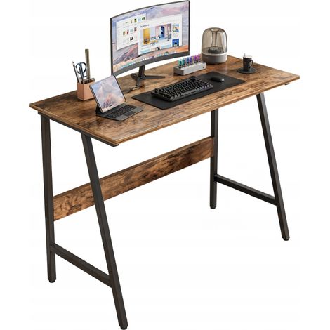 Computertisch Loft Industrial Schulzimmer Rustikal Holz Retro 100 cm