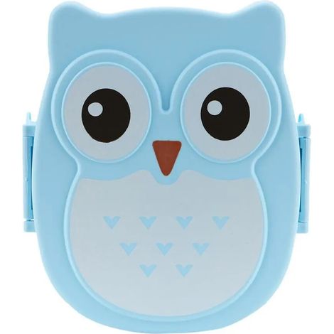 Boîte à déjeuner Bento Portable enfants étudiant Boîte à Bento, conteneurs, étui mignon dessin animé chouette boîte (1/5)