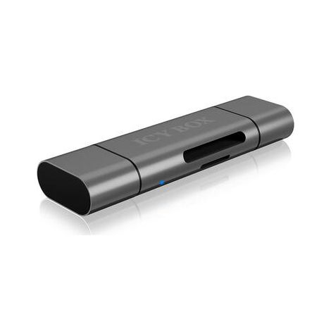 Lector de tarjetas IB-CR200-C USB 2.0 Tipo-C, TIPO A (1/4)