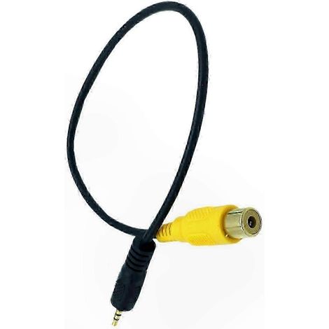 Câble AV-IN 2,5 mm vers RCA pour caméra de recul de voiture, haute qualité (1/5)