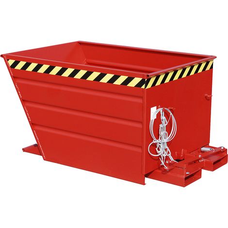 Bauer Südlohn Bac basculant VG 700, peint, rouge feu (1/5)