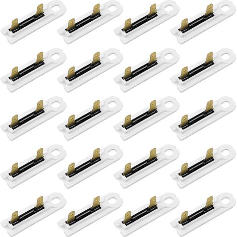 Replacement thermal fuse for dryer 3392519,  upgrade suitable for whirlpool and Ken-more dryers,  replaces 3388651,  694511,  80005,  WP3392519VP (20pcs) (1/5)