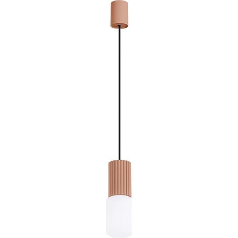 Lámpara colgante Mido moca, 1 luz (1/5)
