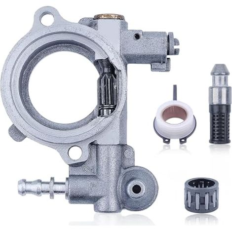 Kit de Pompe à Huile pour STIHL 024 AV MS 260 MS 240 Série Tronçonneuse, Remplacement pour 1121 007 1043, Pompe à Huile avec Vis sans Fin Kit de Pièces de Haute Qualité (1/5)
