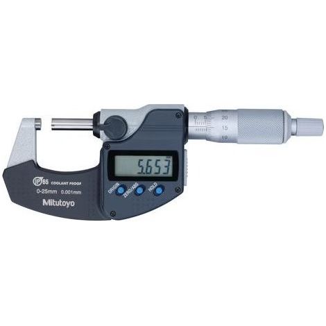 [JAMAIS UTILISE] Micromètre Digital 0-25mm IP65 MITUTOYO Mesure de Distance Gris - 293-230-30 (1/4)