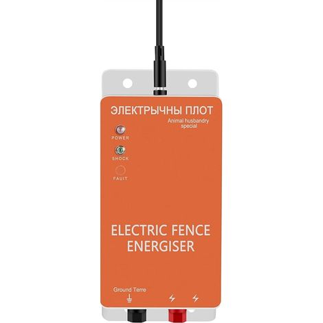 Clôture électrique pour bétail. animaux. électrificateur de clôture. haute puissance. d'alimentation pour élevage de volailles 5 miles for bétail F (1/5)